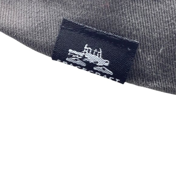 Spacecraft Charcoal Gray 5 Panel Snapback Camper Cap Embroidered Peacock Design - Picture 7 of 7